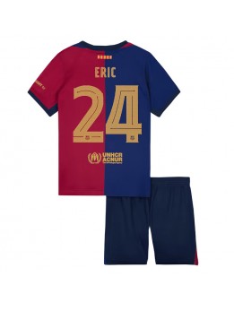 Detské Futbalové oblečenie Barcelona Eric Garcia #24 2024-25 Krátky Rukáv - Domáci (+ trenírky)